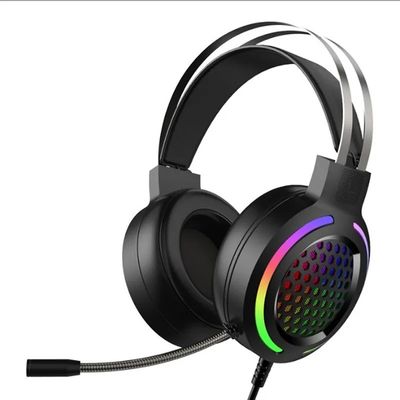 Наушники с встроенным кабелем USB проводный HIFI 7.1 динамик микрофон игровой RGB гарнитура