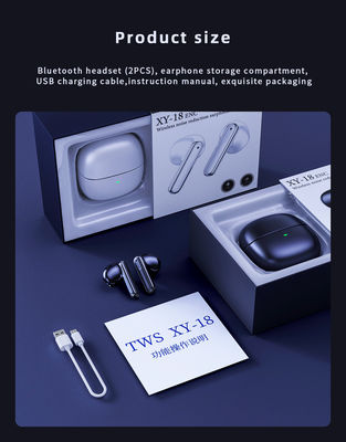 Мини-гарнитура для телефонных звонков и музыки Новейшие двухмикрофонные беспроводные наушники