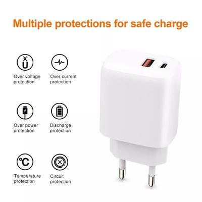 EU Plug 30W AC зарядное устройство PD адаптер для быстрой зарядки ноутбуков/проекторов