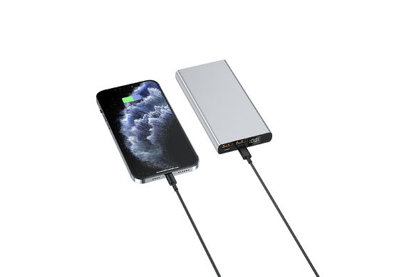 Быстрая зарядка 3.0 22.5W 10000mAh/20000mAh Metal Power Bank для зарядки мобильных устройств