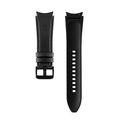 20 мм резиновая кожаная лента для часов совместима с Samsung Watch Series Retro Replacement