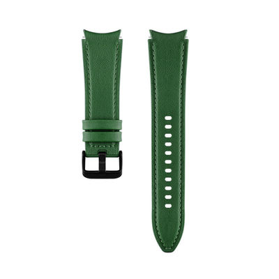 20 мм резиновая кожаная лента для часов совместима с Samsung Watch Series Retro Replacement