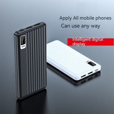 10 Вт выходной мощности Micro USB Input Interface Ultra Slim 10000mah Power Bank для iPhone 15