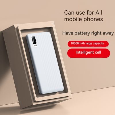 10 Вт выходной мощности Micro USB Input Interface Ultra Slim 10000mah Power Bank для iPhone 15