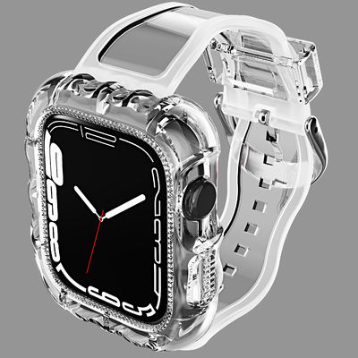 Модные 6 цветные спортивные ленты для Apple Watch 7 и недорогие