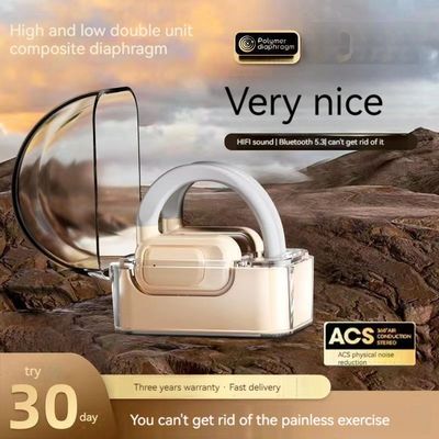 Беспроводные носимые стерео наушники с BT 5.3 и AI Call Noise Cancelling 30H Playtime