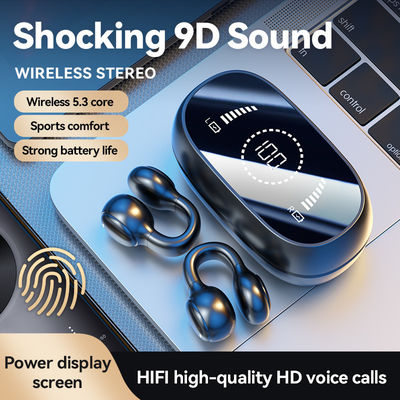 HiFi Стерео Костная проводность Истинный беспроводный наушники с 20 см кабеля зарядки и микрофона