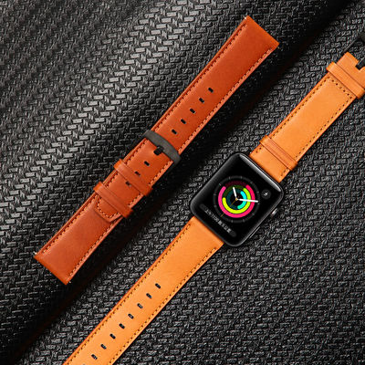 Настоящие кожаные ремни для смарт-часов для iWatch 38 мм 40 мм 42 мм 44 мм 45 мм 100%