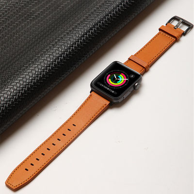 Настоящие кожаные ремни для смарт-часов для iWatch 38 мм 40 мм 42 мм 44 мм 45 мм 100%