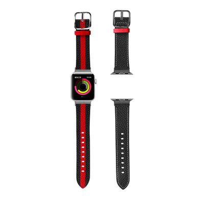 OEM ODM Двухсторонняя лента кожаная часовая лента для Apple Watch лента 38 40 41 42 44 45 мм ремень