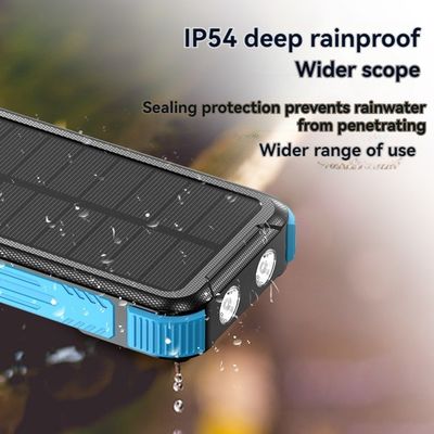 Беспроводный 15W/USB 22.5W Выход Солнечный энергобанк 20000mAh для сотовых телефонов Смартфоны