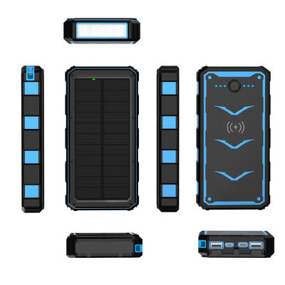 22.5W выходное солнечное мобильное зарядное устройство 20000mAh беспроводное зарядное энергобанк для смартфонов