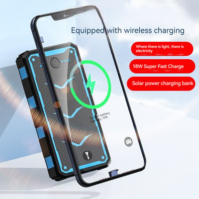 22.5W выходное солнечное мобильное зарядное устройство 20000mAh беспроводное зарядное энергобанк для смартфонов