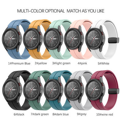 13 цветовых вариантов Силиконовый ремень для Samsung Galaxy Watch 5 Pro 45mm Sport Design