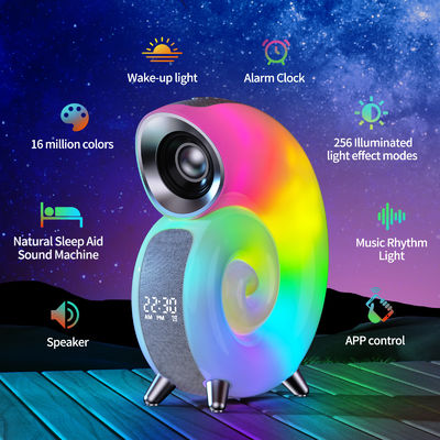 Phantom Music Rhythm Light LED настольная лампа с Conch LED ночным светом и стерео BT динамиком