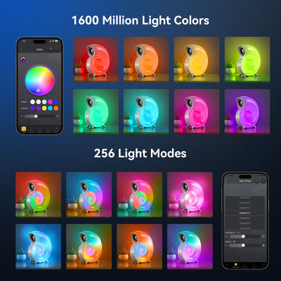 Phantom Music Rhythm Light LED настольная лампа с Conch LED ночным светом и стерео BT динамиком