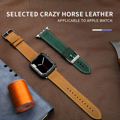 Apple Watch Leather Look Band Браслет для 38 мм 40 мм 42 мм 44 мм Серия 7 6 SE 5 4 3 2 1