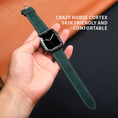 Apple Watch Leather Look Band Браслет для 38 мм 40 мм 42 мм 44 мм Серия 7 6 SE 5 4 3 2 1