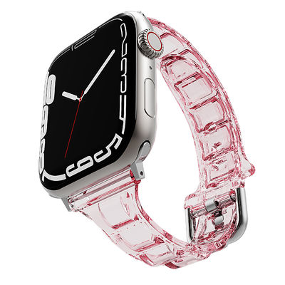 6 цветов Мягкий и удобный силиконовый ремень для Apple Watch серии 7 41 мм 45 мм