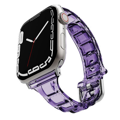 6 цветов Мягкий и удобный силиконовый ремень для Apple Watch серии 7 41 мм 45 мм