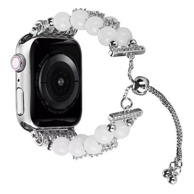Ювелирный браслет Женские бусины Часовой ремень для iWatch 8 серии 38mm 40mm Smart Watch Band